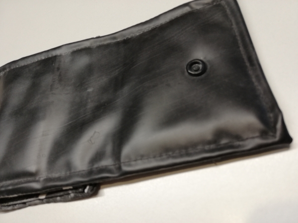 Latex Portemonnaie / Latex Geldbörse  ( klein - schwarz ) UNIKAT